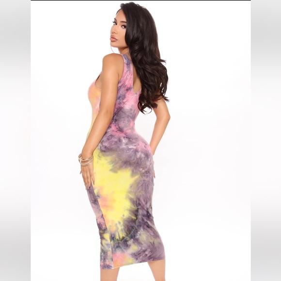 Color Of The Sky Midi Dress - Picture 3 of 4